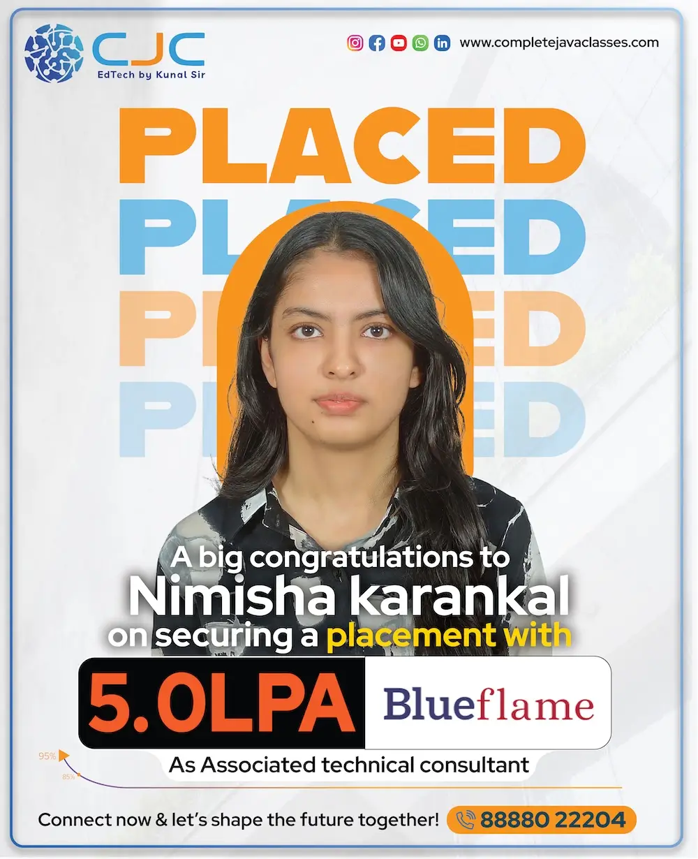 Nimisha Karankal Placed at Blueflame - 5.0 LPA Technical Consultant